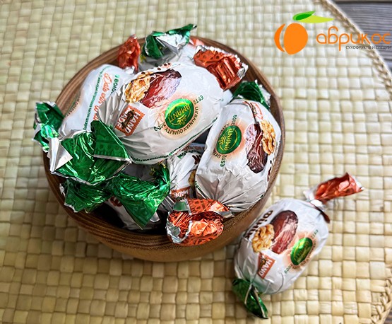 Конфеты «Финик с грецким орехом» 