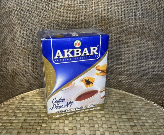 Чай «Akbar» черный крупнолистовой Пеко 100 г Чай «Akbar» черный крупнолистовой Пеко 100 г