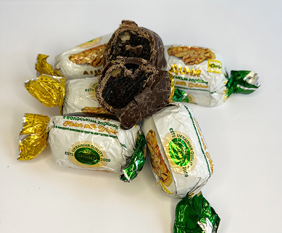 Конфеты «Дыня с грецким орехом»