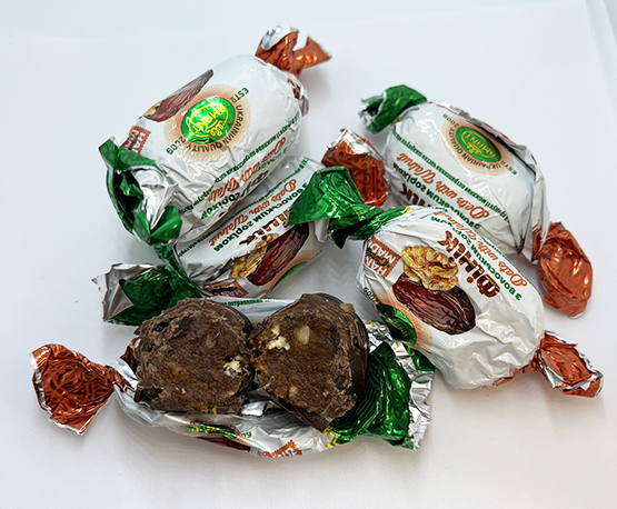 Конфеты «Финик с грецким орехом» 