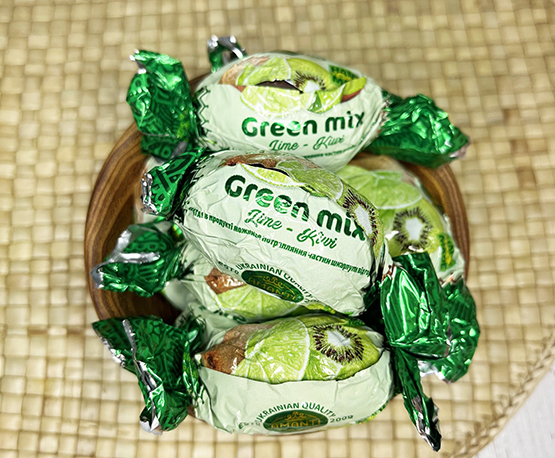 Конфеты «Green Mix киви и лайм»