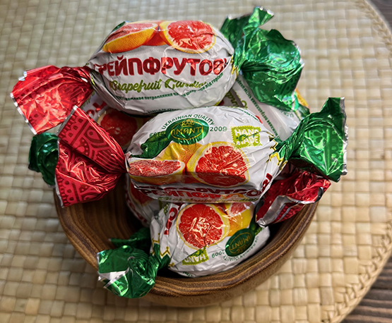 Конфеты «Грейпфрутовые»