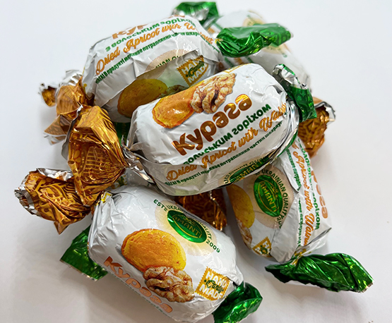 Конфеты «Курага с грецким орехом»